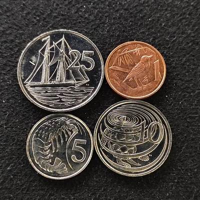 【全场包邮】纯粹捡漏拍488场（免费代拍第25场） - 开曼群岛1996年4枚套币