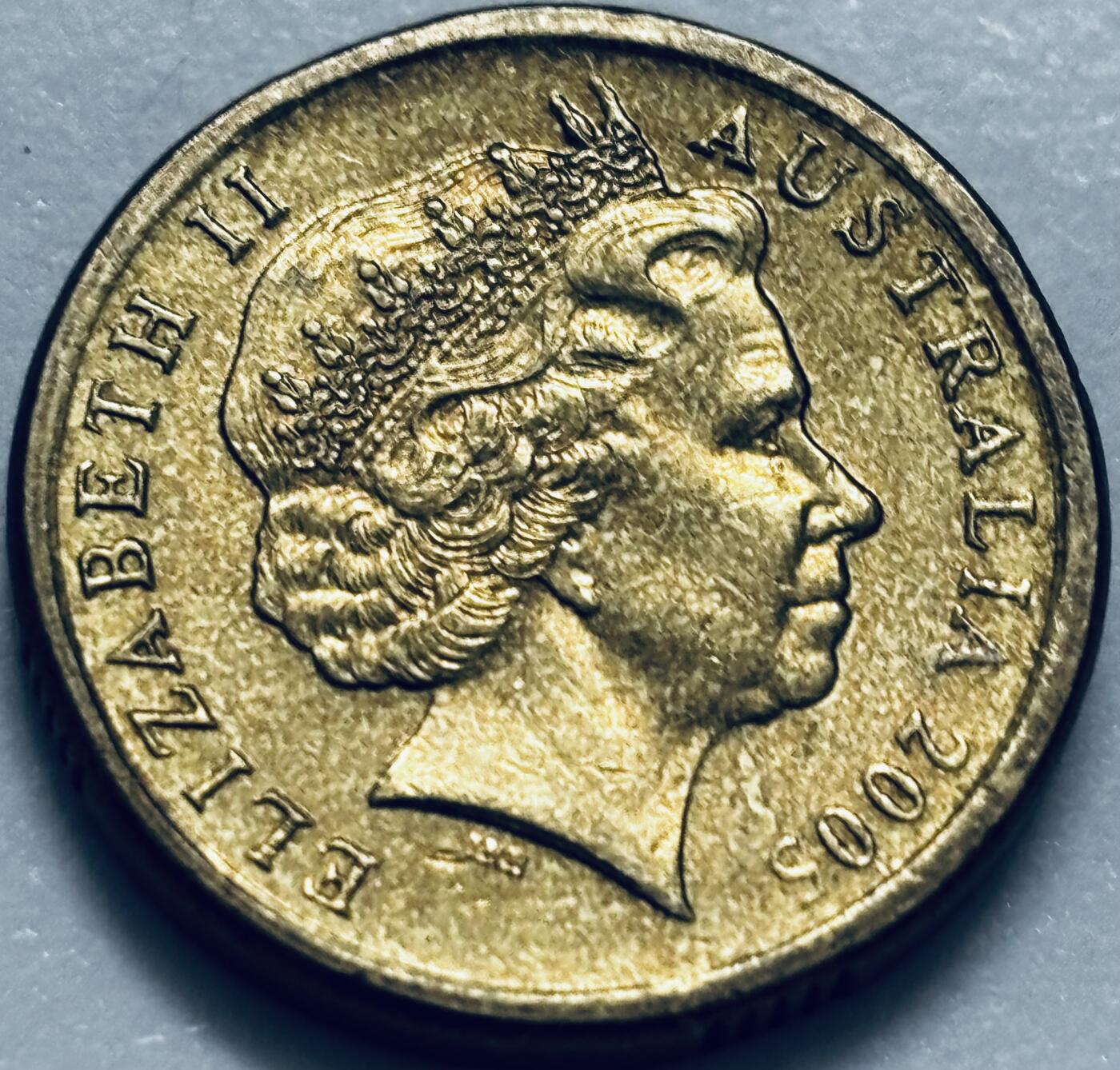 文馨钱币收藏第 286 场，圣诞节专场【 长期接收代拍品低至 0 佣金】 好品 2005 年澳大利亚土著人 2 元纪念币