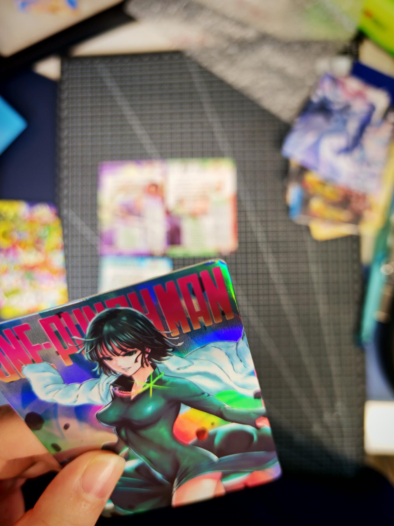 琦卡当当铺～第26期★★各种小漏~支持寄存★★~【9点40结束】扫码加群抽[包邮券]~ 卡道一拳超人-4张（有瑕疵图3）