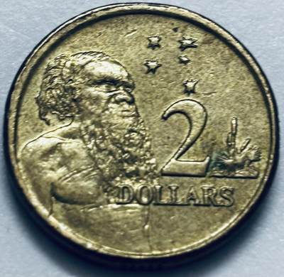 文馨钱币收藏第 286 场，圣诞节专场【 长期接收代拍品低至 0 佣金】 - 好品 2004 年澳大利亚土著人 2 元纪念币