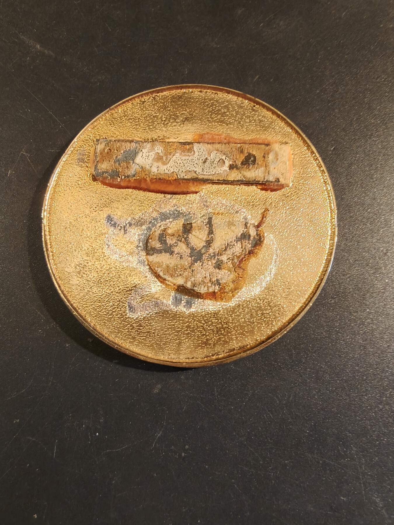 老王徽章第171期 法国海军陆战队第3炮兵团纪念章    直径68mm    重量83.4g