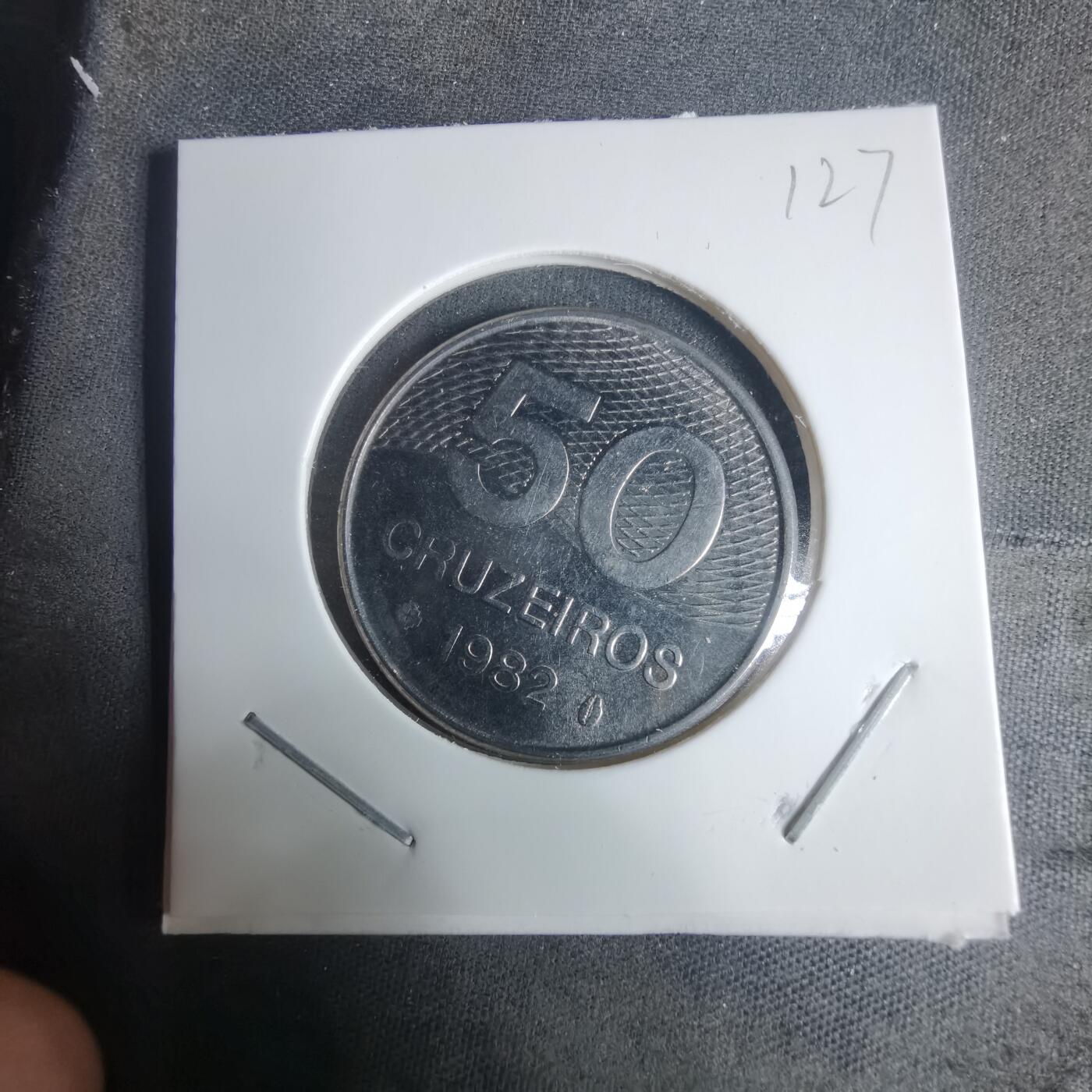 沼泽如烟--第940场 巴西1982年50克鲁塞罗