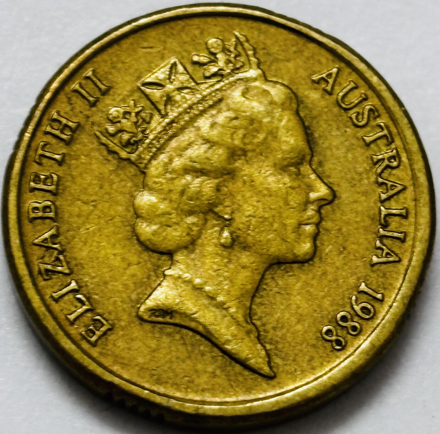 文馨钱币收藏第 286 场，圣诞节专场【 长期接收代拍品低至 0 佣金】 好品 1988 年澳大利亚土著人 2 元纪念币