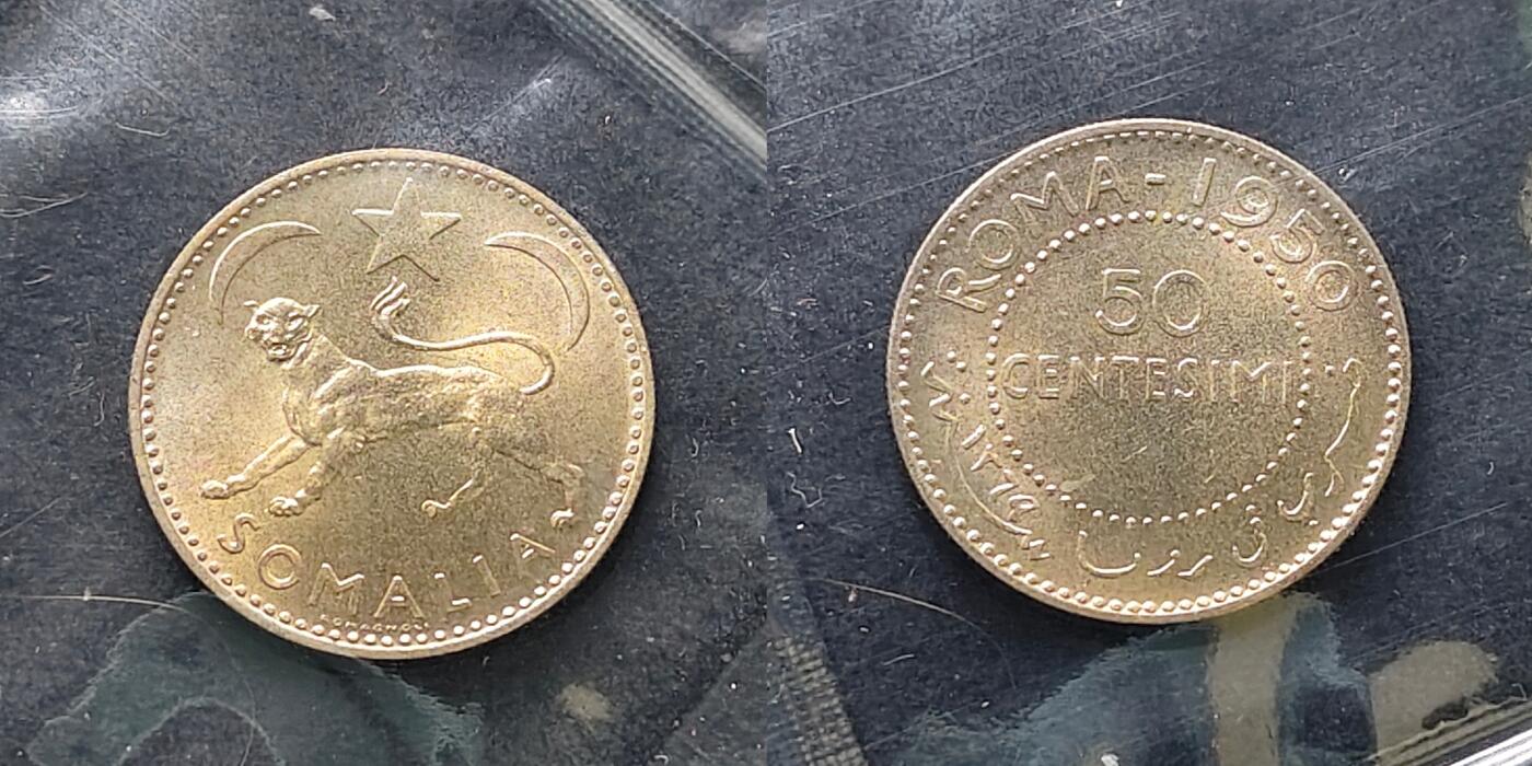 【全场包邮】纯粹捡漏拍489场（免费代拍第26场） 意托索马里MS级别原光封装3铜2银套币