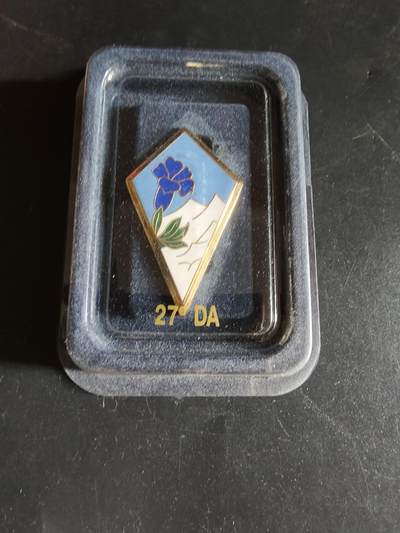 老王徽章第171期 - 法国第27步兵师证章    原盒
