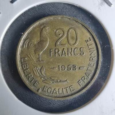 沼泽如烟--第942场 - 法国1953年20法郎