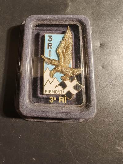 老王徽章第171期 - 法国第3步兵团证章    原盒