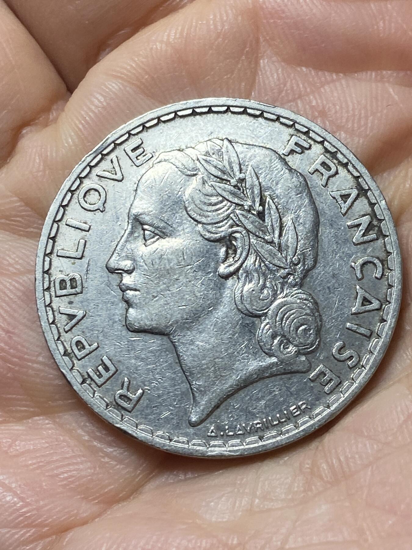 2025年第一百四十四场(总第一百七十场）品种丰富英国一线回流散币年末特拍场第一场(免佣金) 法兰西第三共和国1933年5法郎(纯镍版首发年)