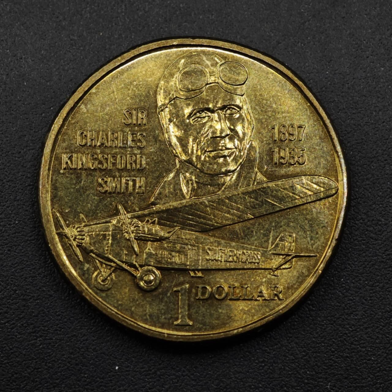 【淘币小摊】限时拍第八百三十五拍  散币批量币场  满百包邮可预留两周  周一统一发货  澳大利亚1997年1元纪念币