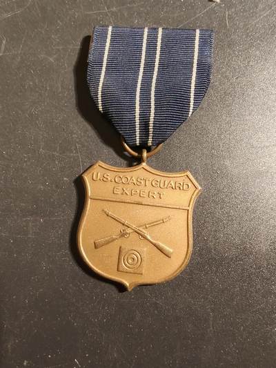 老王徽章第171期 - 美国海岸警备队步枪专家射手奖章