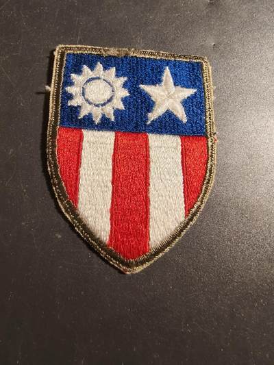 老王徽章第171期 - 美国中缅印战区臂章    棉线材质