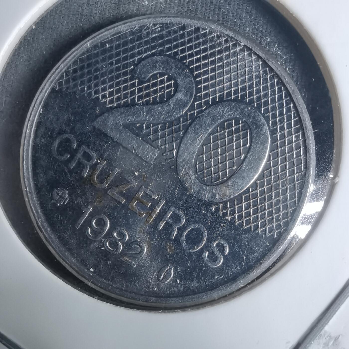 沼泽如烟--第940场 巴西1982年20克鲁塞罗