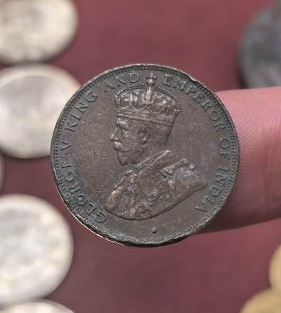 南宋泉阁俄币 外币 国币 专场第二十期 【送拍无额外佣金】 - 英属香港 1934年 乔治五世 香港一仙铜币 老包浆 字口清晰 好品