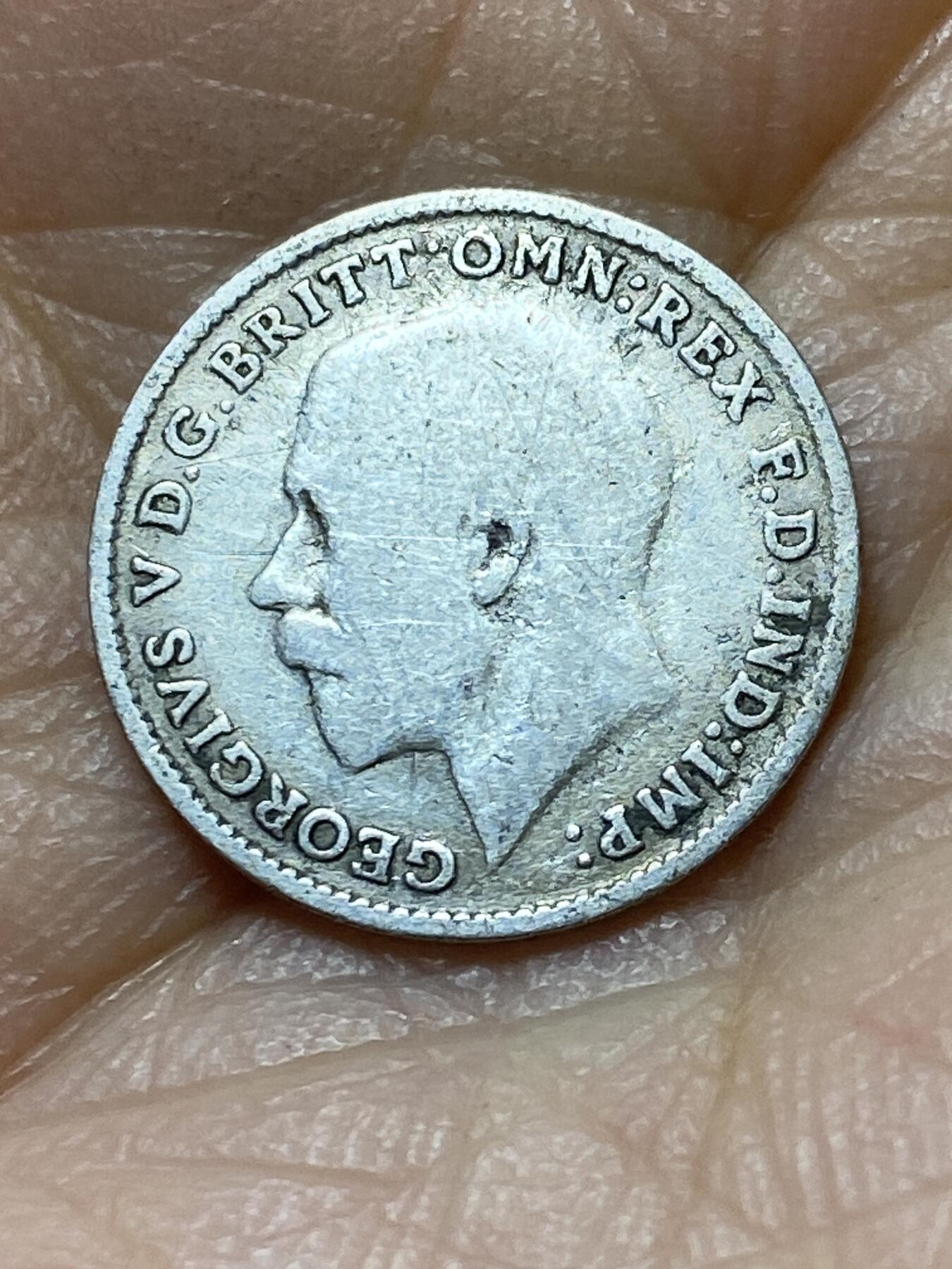 2025年第一百四十四场(总第一百七十场）品种丰富英国一线回流散币年末特拍场第一场(免佣金) 英国🇬🇧1920年3便士银币(乔治五世第二版首发年，500银)