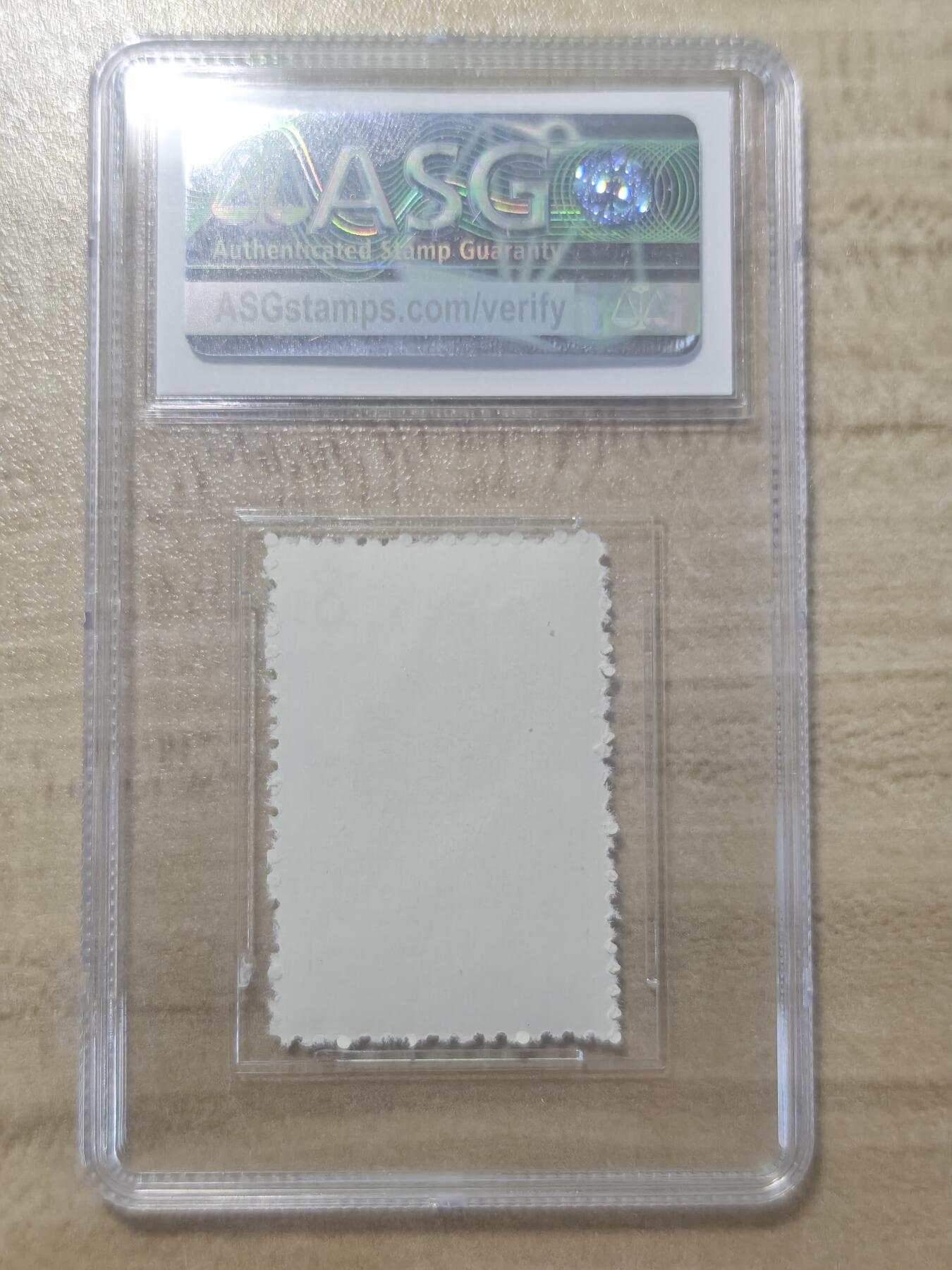 特56蝴蝶20-7一枚，ASG80分OP，版撕全品送评，无折无黄，六珍蝴蝶经典小票非常漂亮，每一枚都是经典，都值得欣赏把玩，超高性价比喜欢不要错过