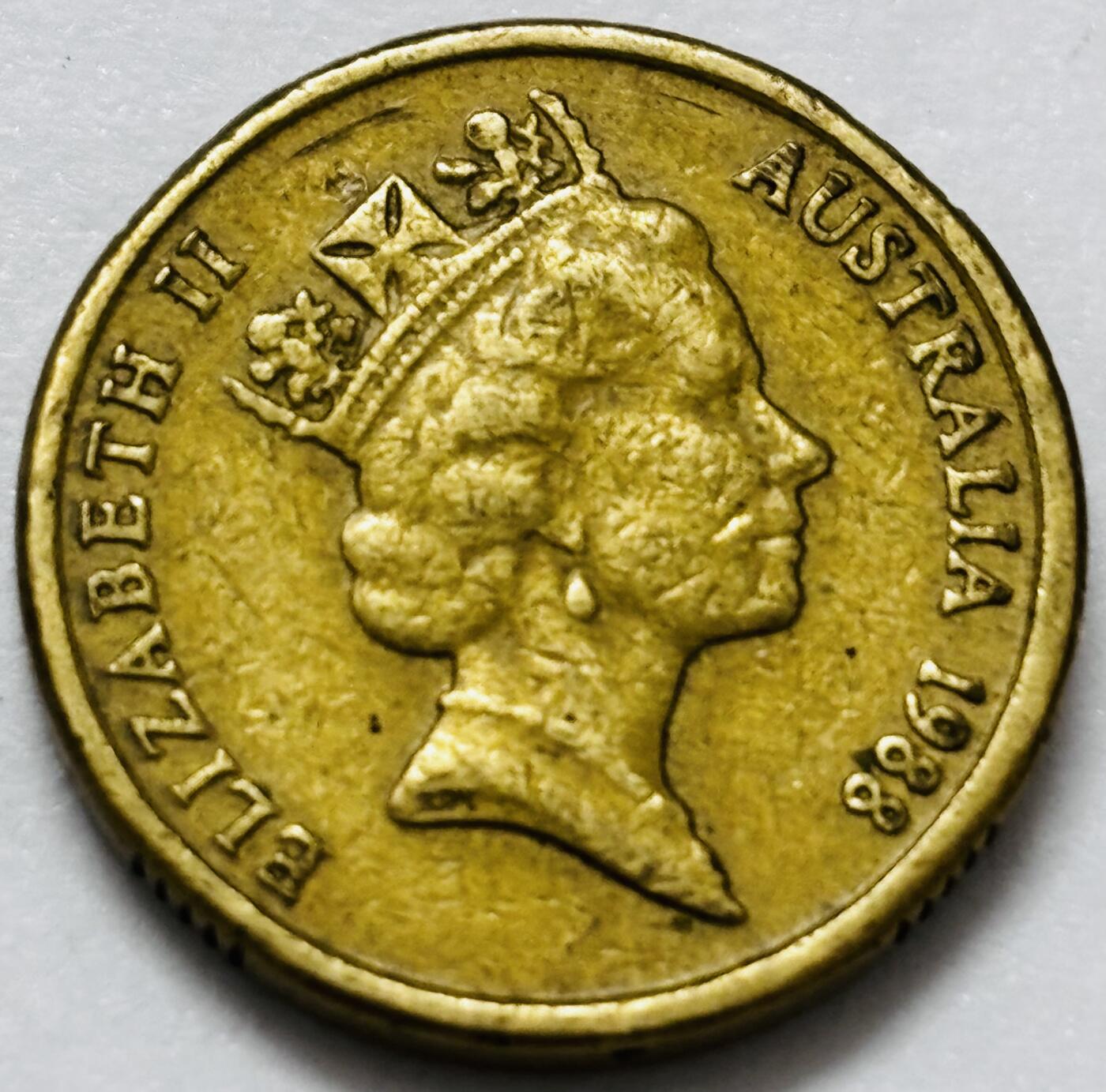 文馨钱币收藏第 286 场，圣诞节专场【 长期接收代拍品低至 0 佣金】 好品 1988 年澳大利亚土著人 2 元纪念币