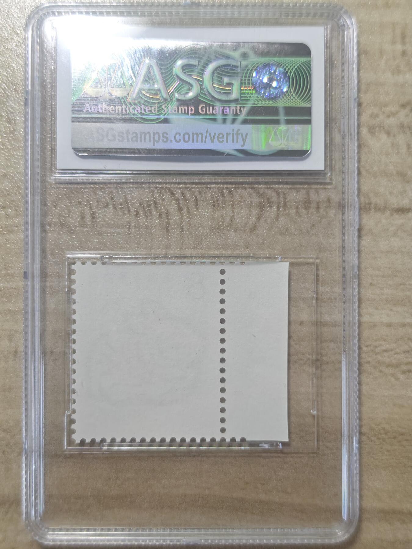 【厂铭精品】T112一轮生肖兔 左厂铭  ASG90高分一枚，一轮生肖精品票，配套必备，超人气品种，喜欢不要错过。【一手出分，壳子完好无划痕，藏家首选】