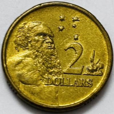 文馨钱币收藏第 286 场，圣诞节专场【 长期接收代拍品低至 0 佣金】 - 好品 1997 年澳大利亚土著人 2 元纪念币