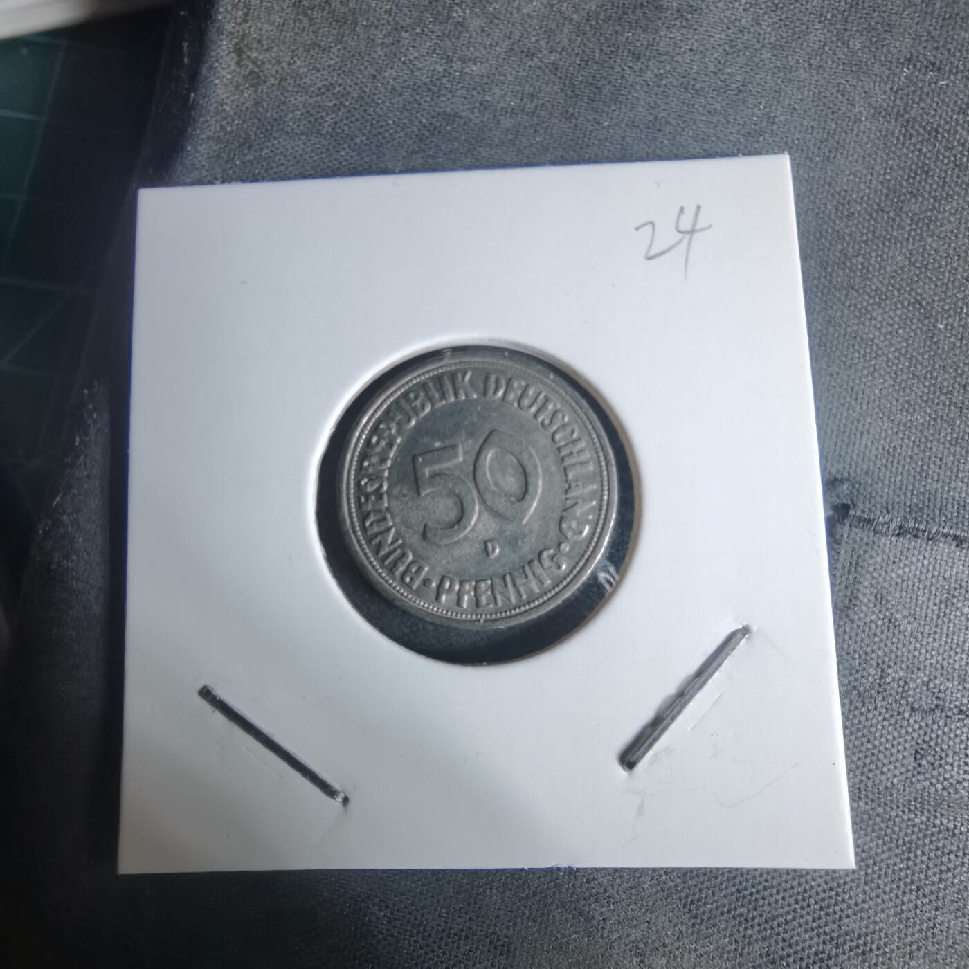 沼泽如烟--第940场 德国1950年50芬尼