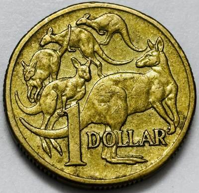 文馨钱币收藏第 286 场，圣诞节专场【 长期接收代拍品低至 0 佣金】 - 2006 年澳大利亚一元袋鼠币