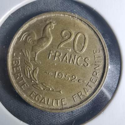 沼泽如烟--第942场 - 法国1952年20法郎