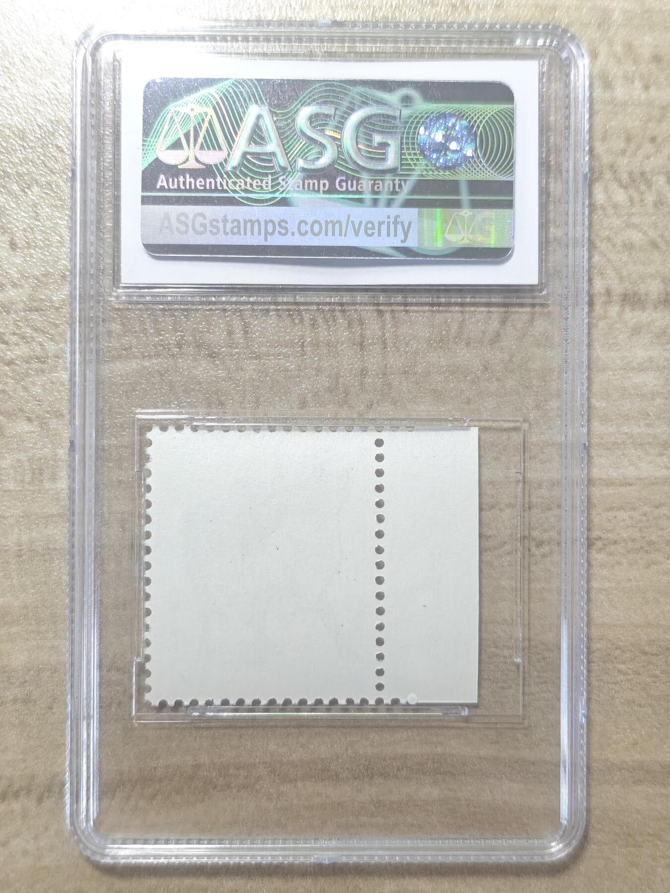 【厂铭精品】T102一轮生肖牛 左厂铭 ASG90高分一枚，一轮生肖精品票，配套必备，超人气品种【一手出分，壳子完好无划痕，藏家首选】