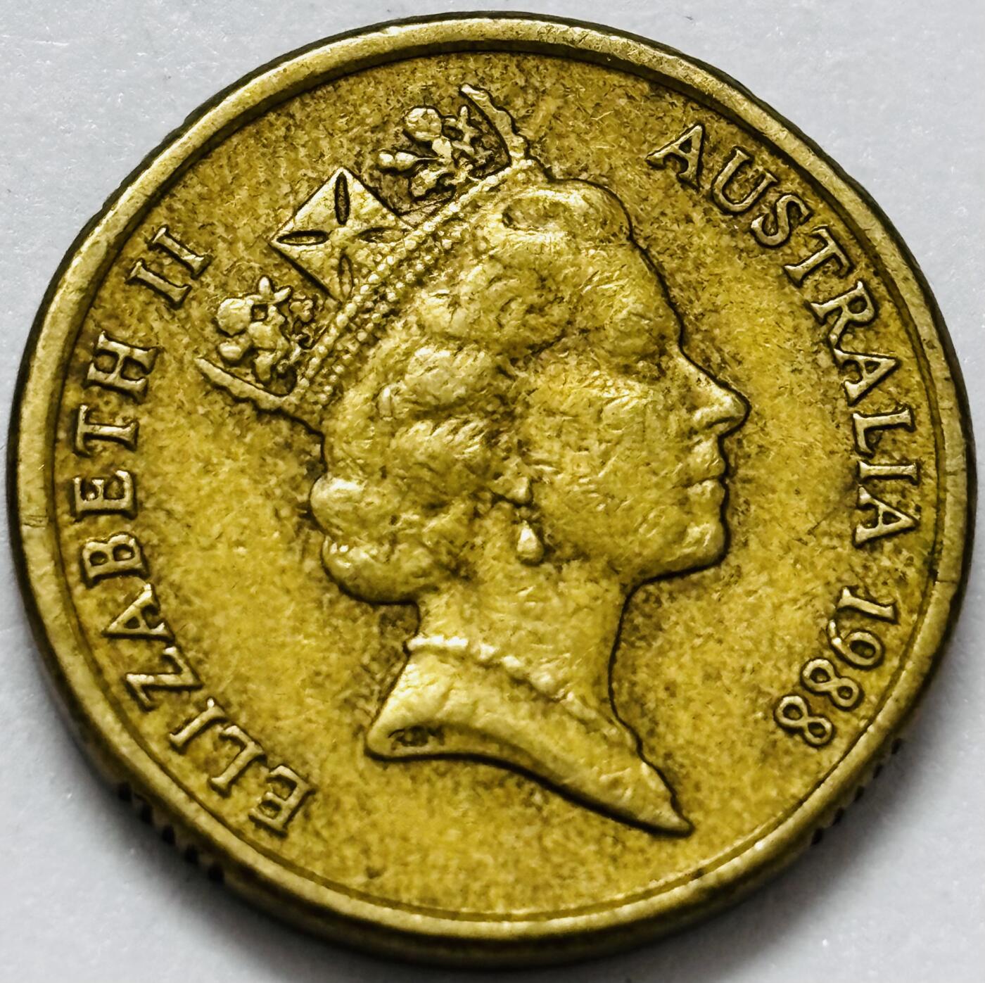 文馨钱币收藏第 286 场，圣诞节专场【 长期接收代拍品低至 0 佣金】 好品 1988 年澳大利亚土著人 2 元纪念币