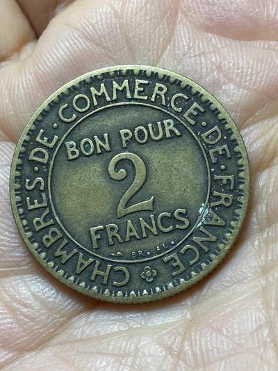 2025年第一百四十四场(总第一百七十场）品种丰富英国一线回流散币年末特拍场第一场(免佣金) - 法兰西第三共和国1923年2法郎