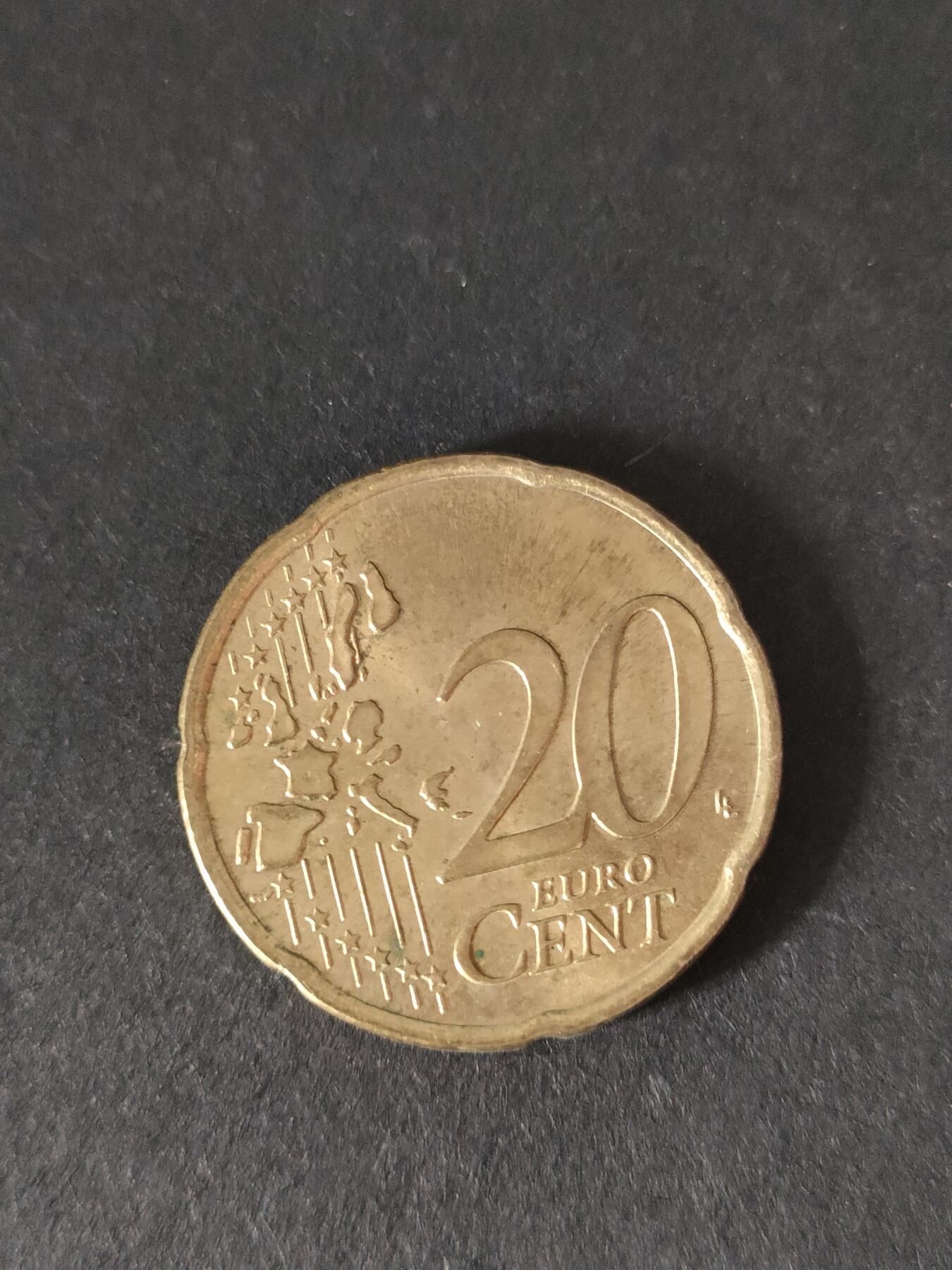 猩哥外币小铺➨【第212场】 20欧分