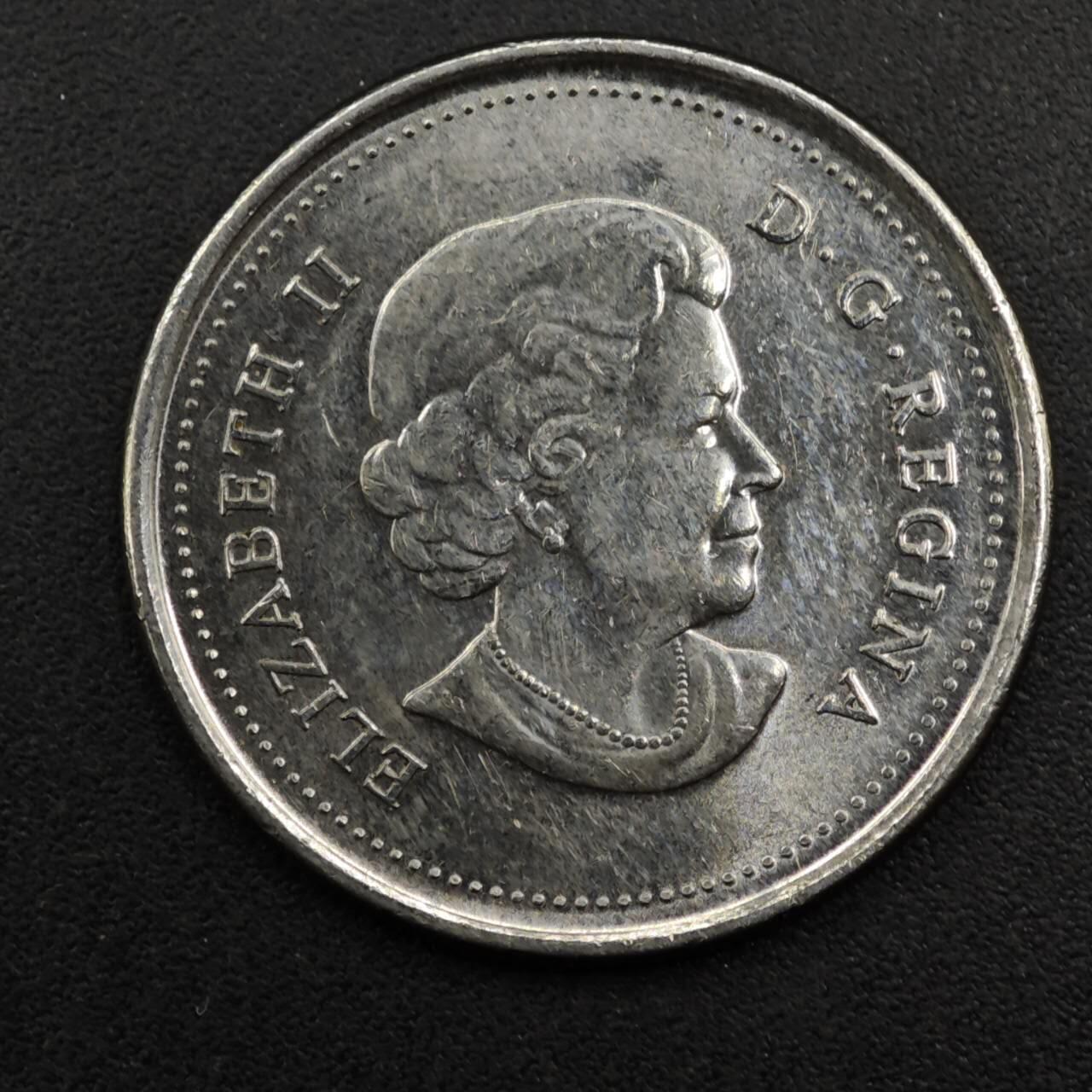 【淘币小摊】限时拍第八百三十五拍  散币批量币场  满百包邮可预留两周  周一统一发货  加拿大2011年25分纪念币