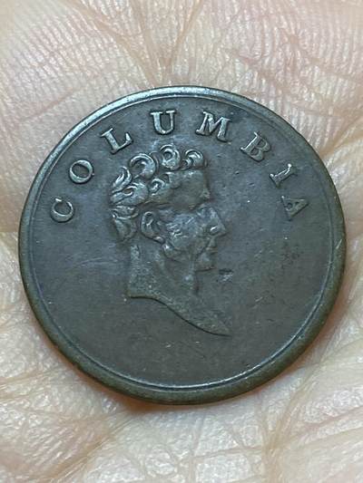 2025年第一百四十四场(总第一百七十场）品种丰富英国一线回流散币年末特拍场第一场(免佣金) - 稀少品种–英国🇬🇧1820-1830年哥伦比亚法新商业代币