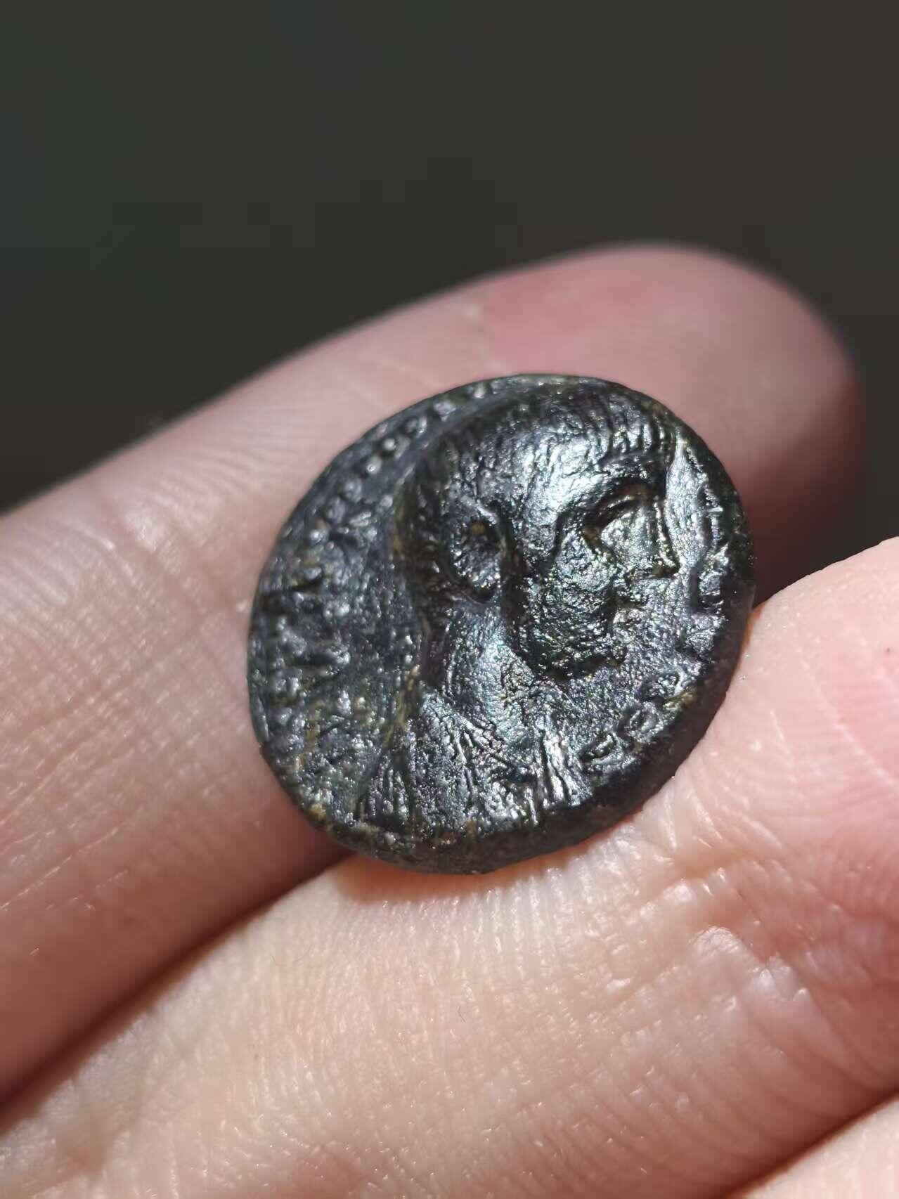 星盘世界钱币十二月二十七日古典币专场 罗马帝国行省 弗里几亚 尼禄铜币 背面赫拉克勒斯