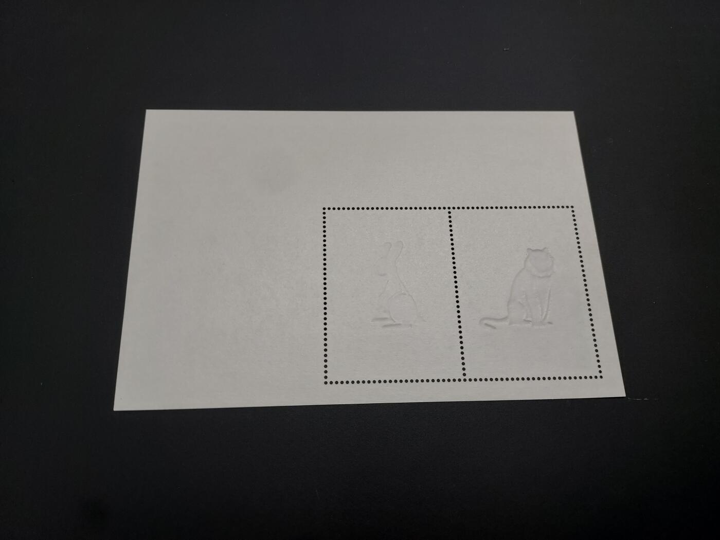 博彦收藏    12月29日 8点 邮票专场 全场包邮 香港 虎兔金银型张 面值100港币 全新