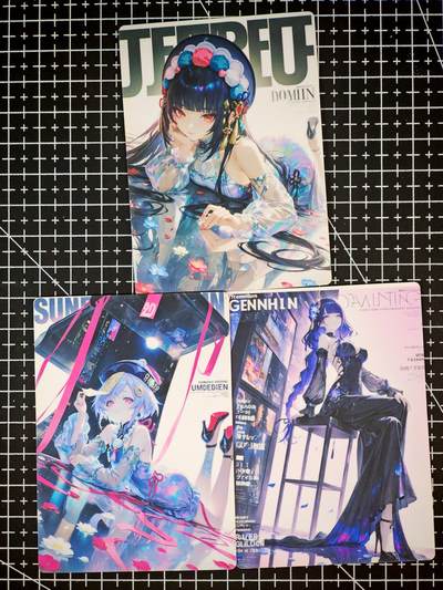 琦卡当当铺～第26期★★各种小漏~支持寄存★★~【9点40结束】扫码加群抽[包邮券]~ - 有点杂志封面的感觉-美女卡-3张