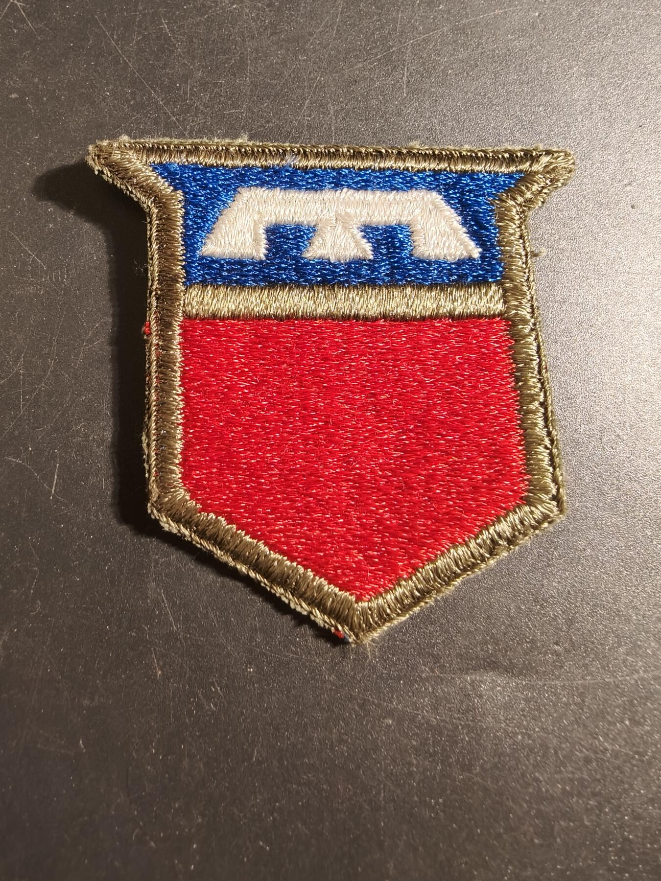 老王徽章第171期 美国陆军第76步兵师臂章