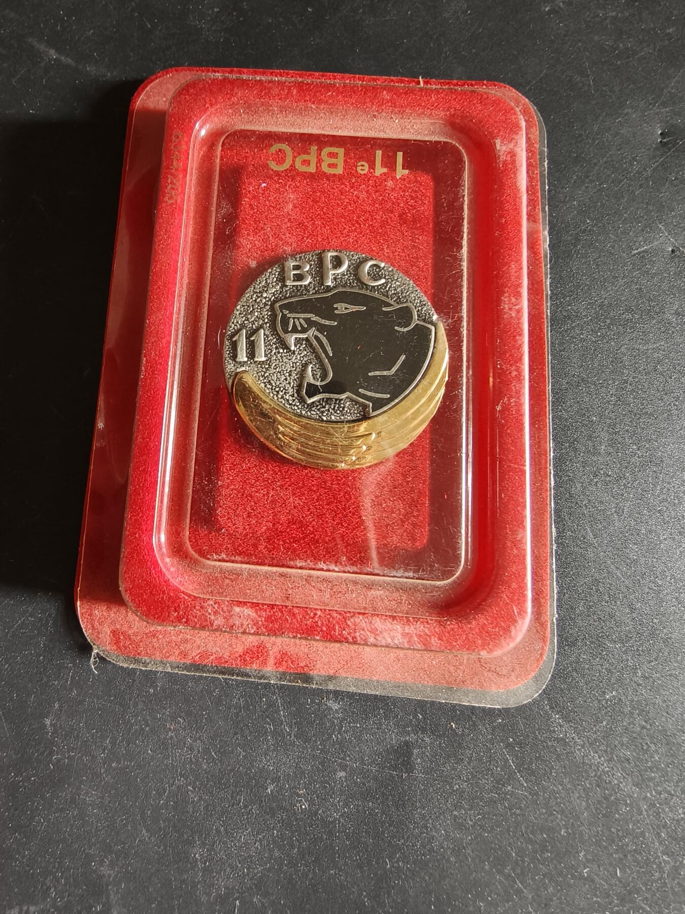 老王徽章第171期 法国第1伞降打击营证章    原盒