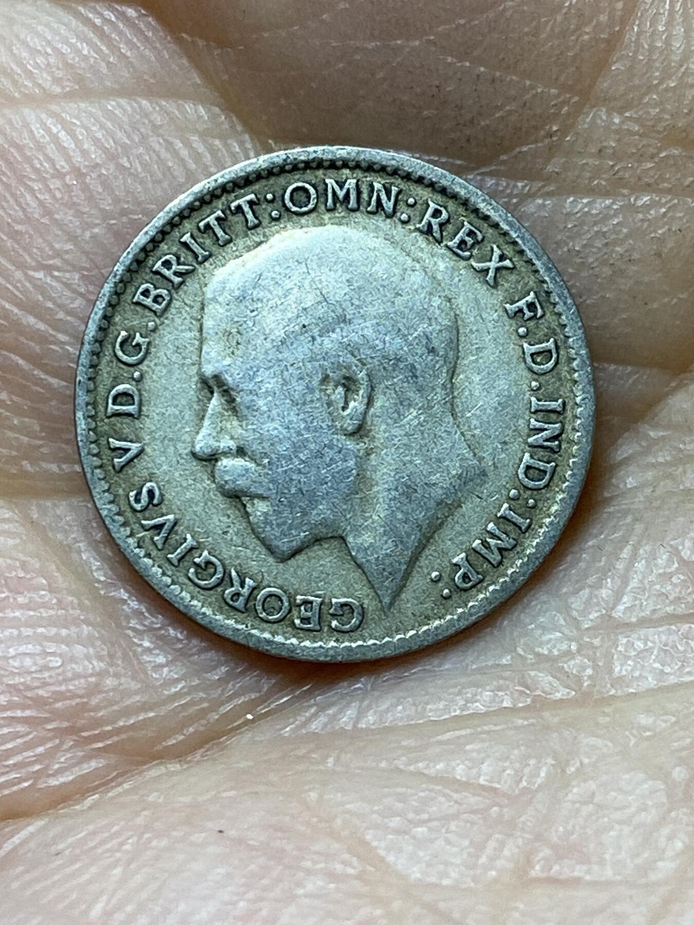 2025年第一百四十四场(总第一百七十场）品种丰富英国一线回流散币年末特拍场第一场(免佣金) 英国🇬🇧1920年3便士银币(乔治五世第二版首发年，500银)