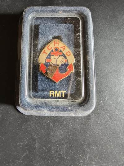 老王徽章第171期 - 法国乍得行军团证章    原盒