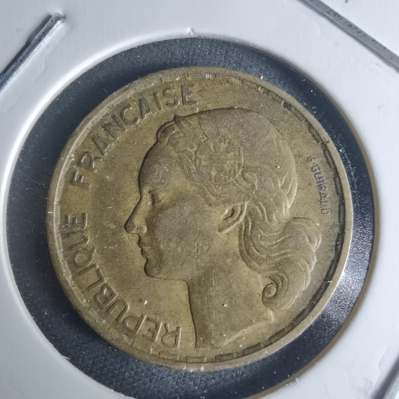 沼泽如烟--第942场 法国1952年份20法郎