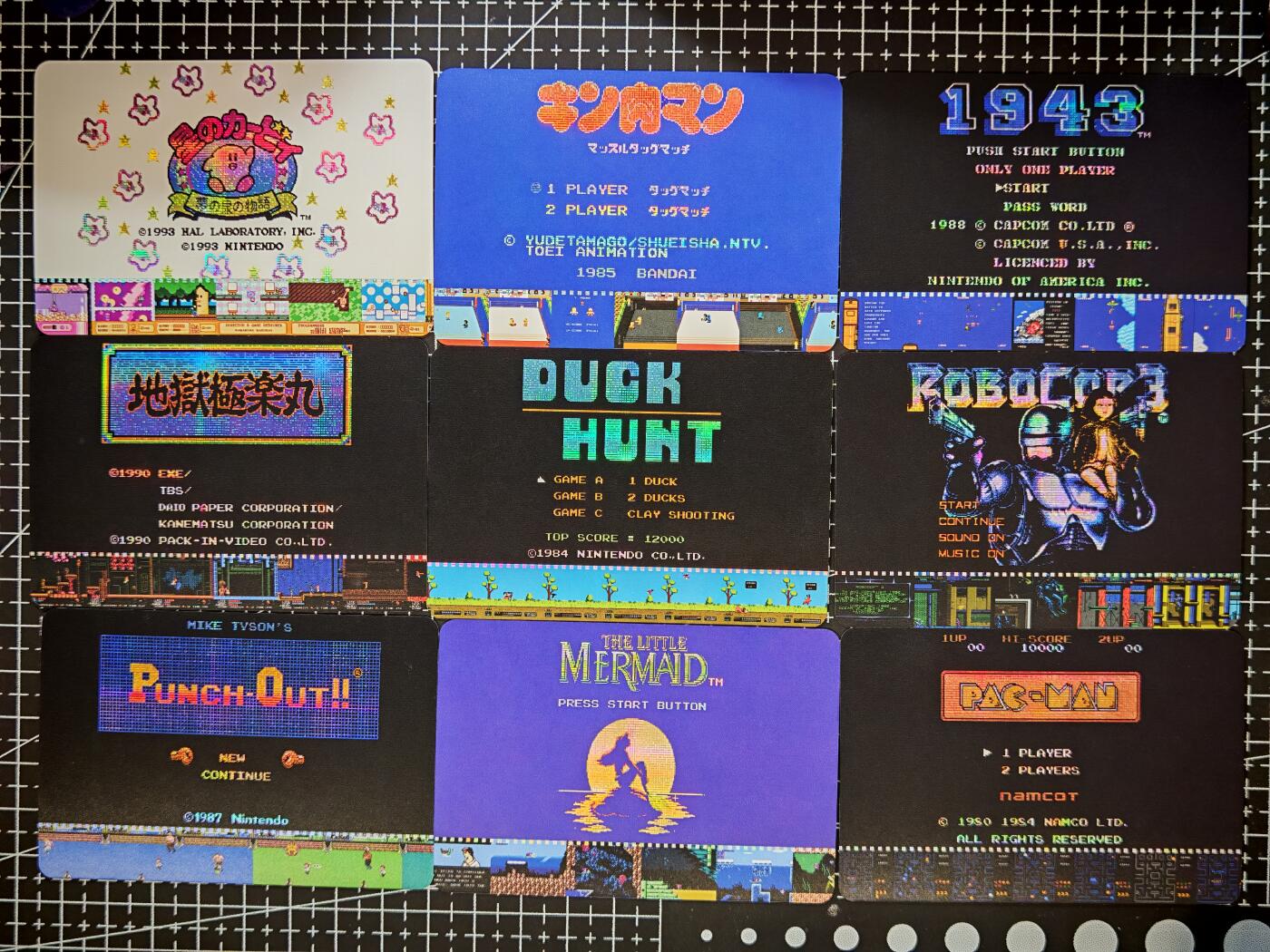 琦卡当当铺～第26期★★各种小漏~支持寄存★★~【9点40结束】扫码加群抽[包邮券]~ 玩卡秀茉莉卡牌-小霸王游戏画面卡-9宫