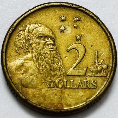 文馨钱币收藏第 286 场，圣诞节专场【 长期接收代拍品低至 0 佣金】 - 好品 1994 年澳大利亚土著人 2 元纪念币