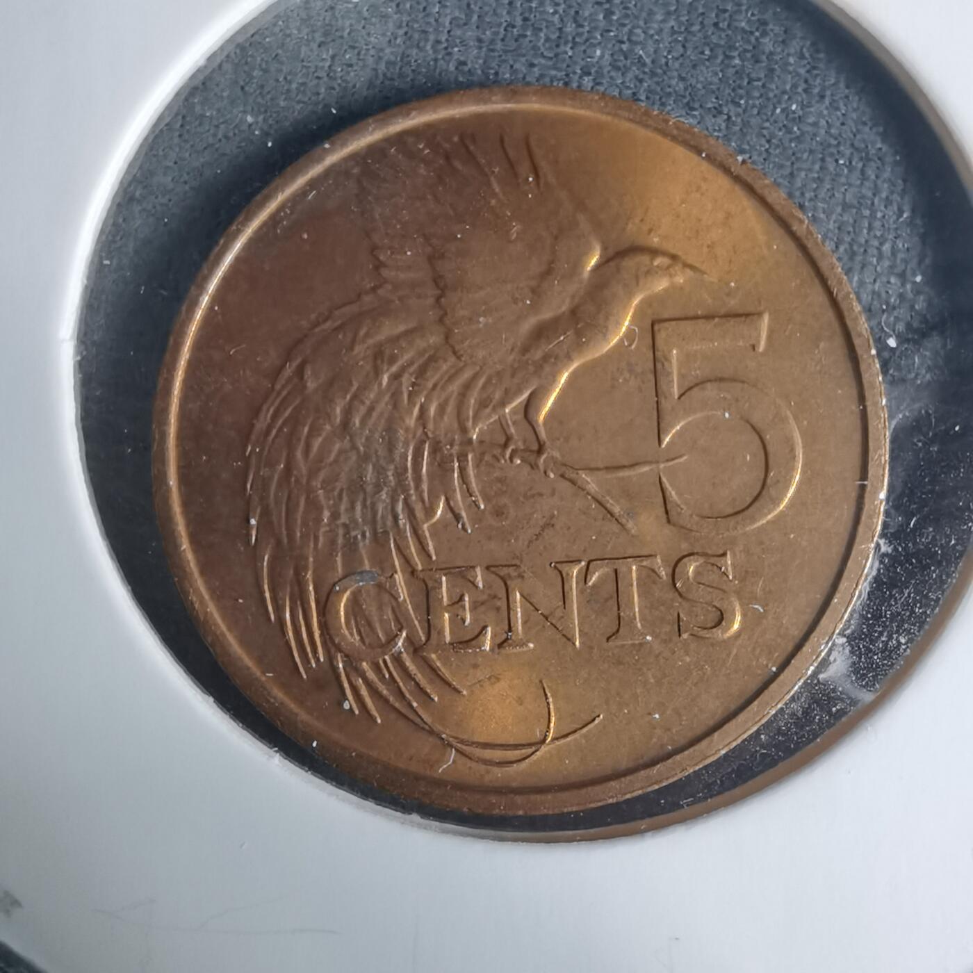 沼泽如烟--第940场 特立尼达和多巴哥1992年五分