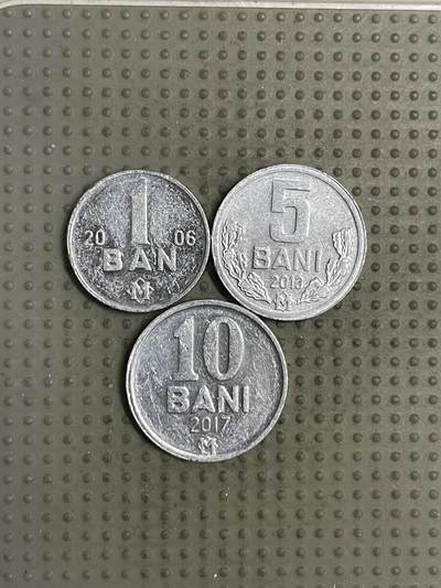 2025年第145场各国散币拍卖（总第145场） - 摩尔多瓦3枚