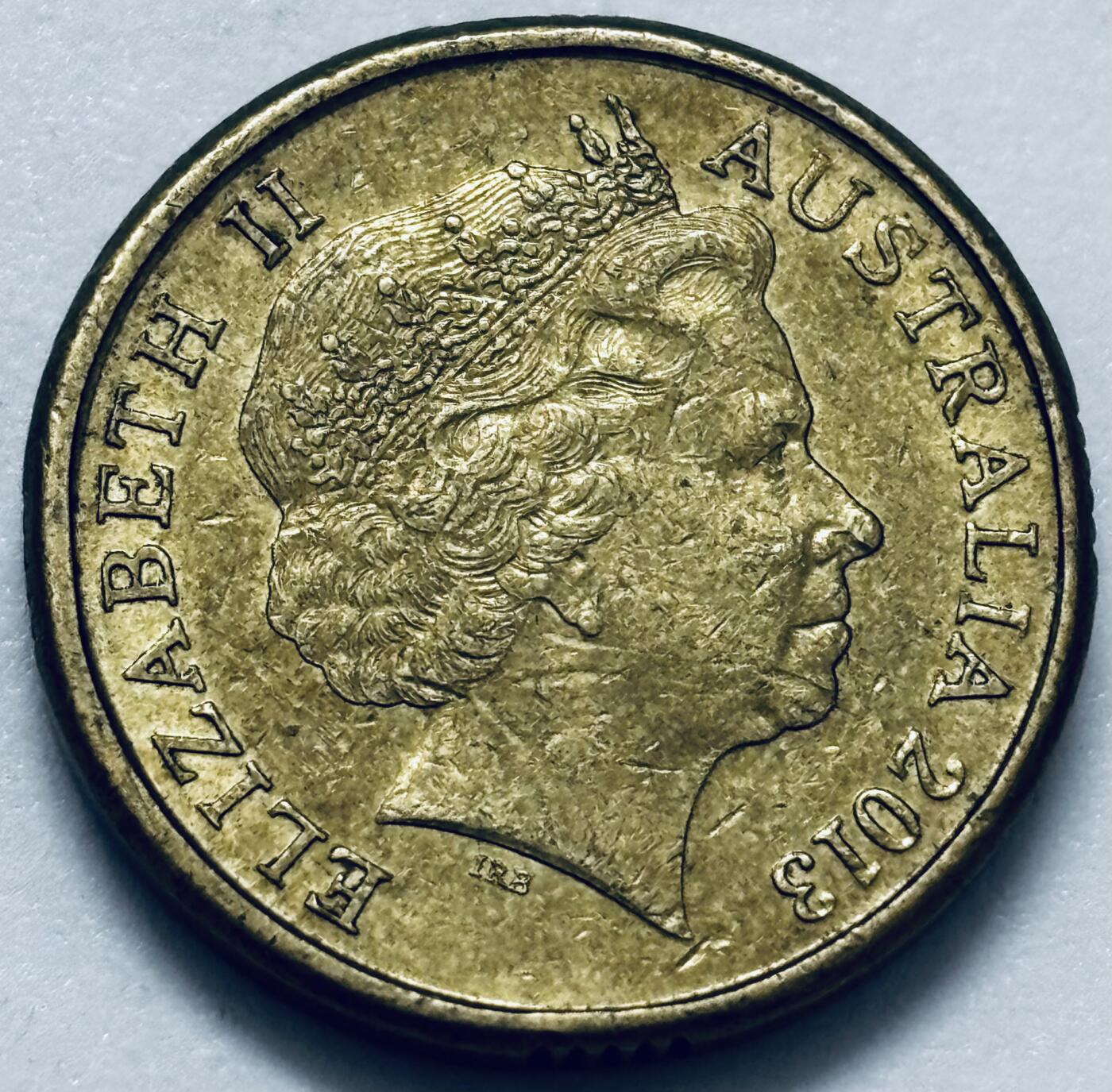 文馨钱币收藏第 286 场，圣诞节专场【 长期接收代拍品低至 0 佣金】 好品 2013 年澳大利亚土著人 2 元纪念币