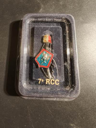 老王徽章第171期 - 法国第7龙骑兵团证章    原盒