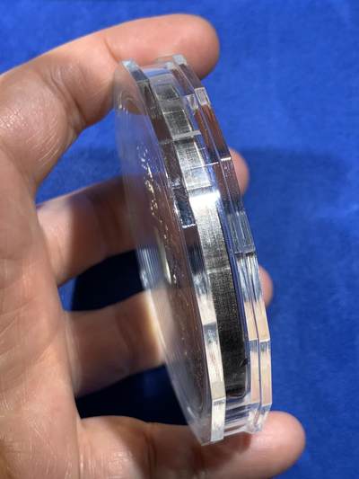 《竞宝斋》第449场 周日，周一，周二  3场连拍 （全场包邮，欢迎送拍） 中国造币公司 咸丰通宝 大清镇库5盎司银章 重156.5克 69.5mm