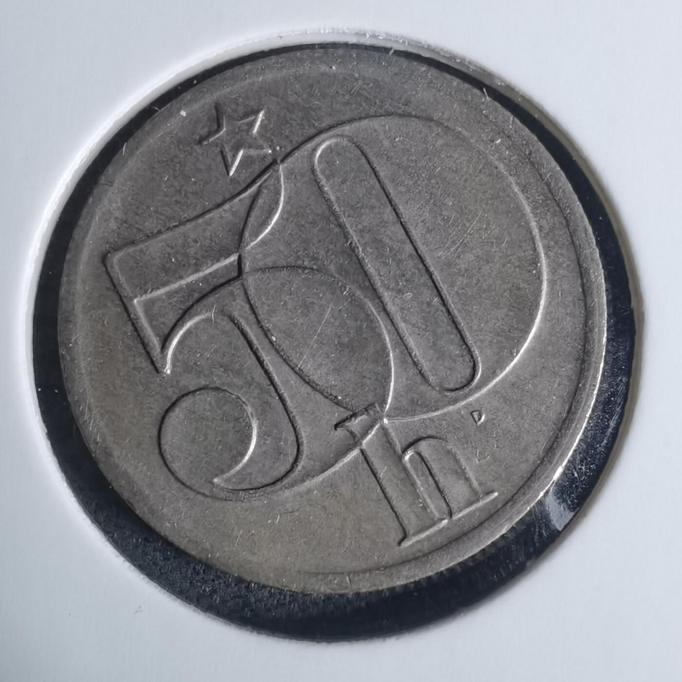 沼泽如烟--第940场 捷克斯洛伐克1979年50赫勒