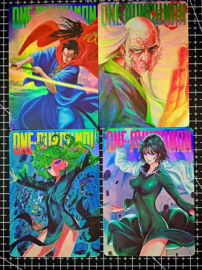 琦卡当当铺～第26期★★各种小漏~支持寄存★★~【9点40结束】扫码加群抽[包邮券]~ - 卡道一拳超人-4张（有瑕疵图3）