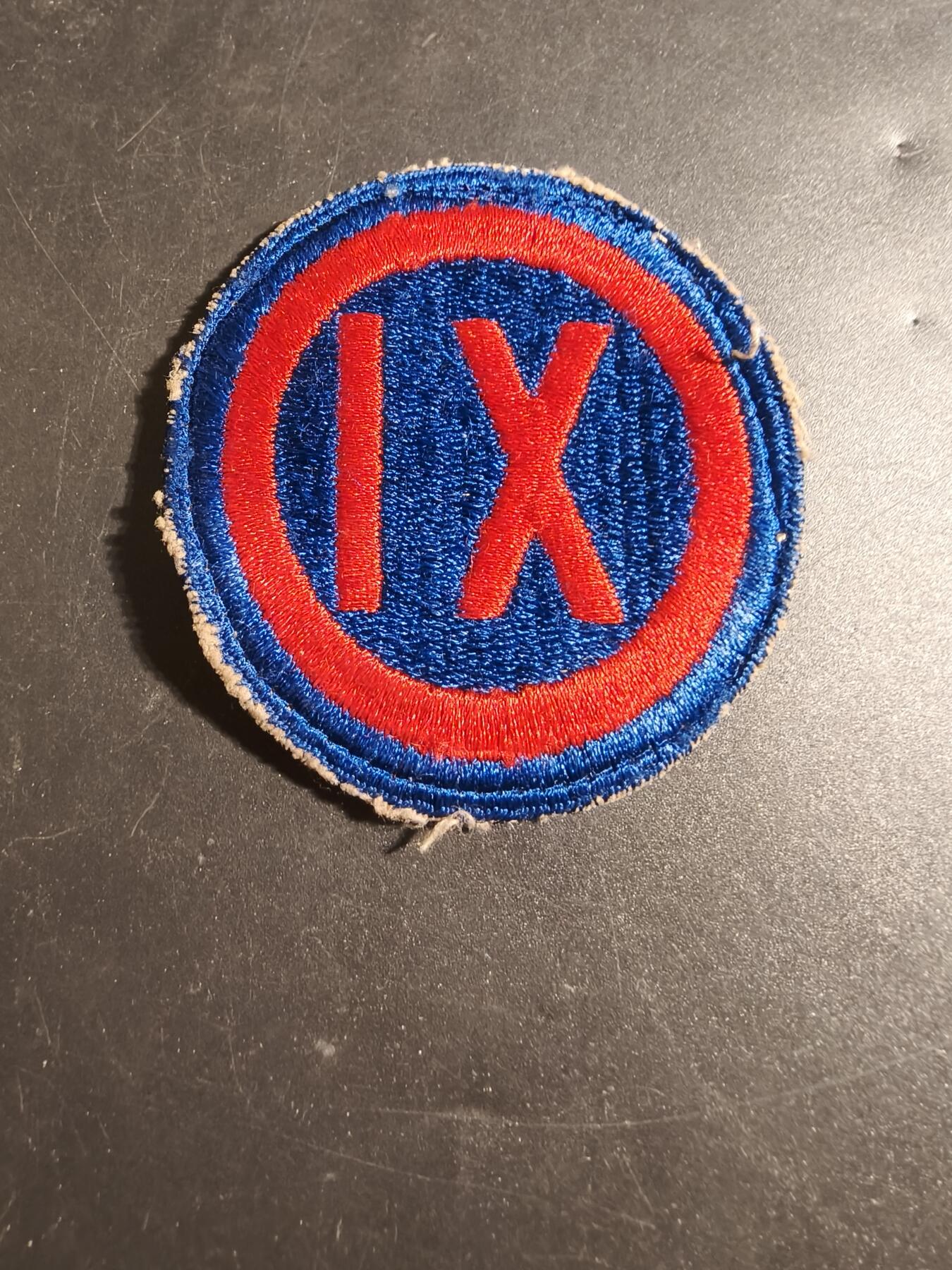 老王徽章第171期 美国陆军第9军臂章