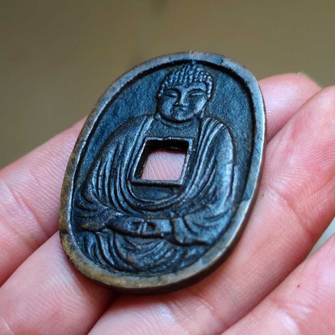 日本幕府末期镰仓大佛花钱